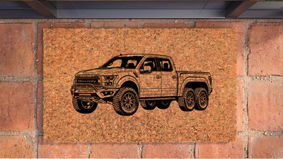 Hennessey VelociRaptor Inspired Door Mat
