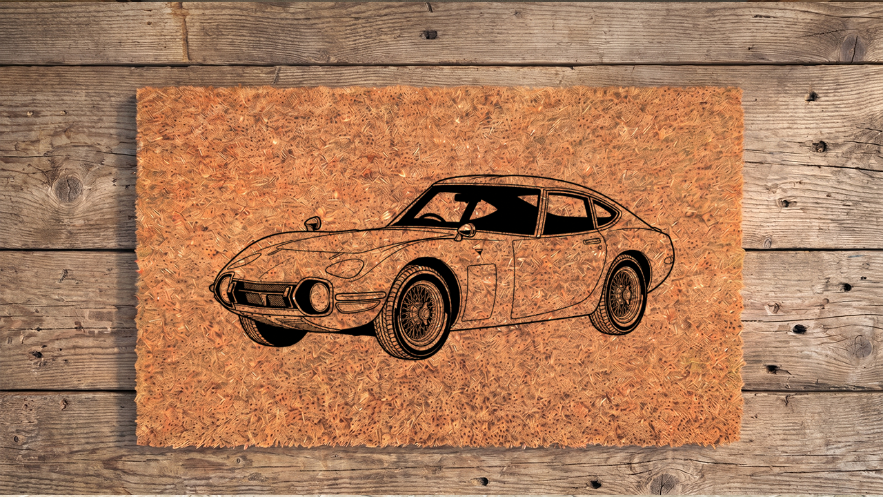 Toyota 2000GT Inspired Floor Mat
