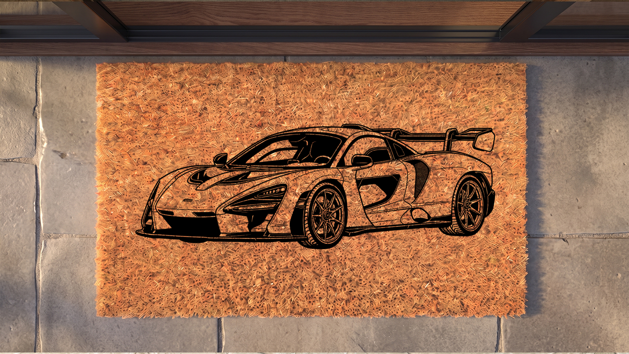 McLaren Senna Inspired Floor Mat
