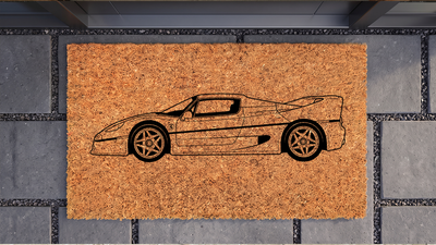 Ferrari F50 Inspired Floor Mat