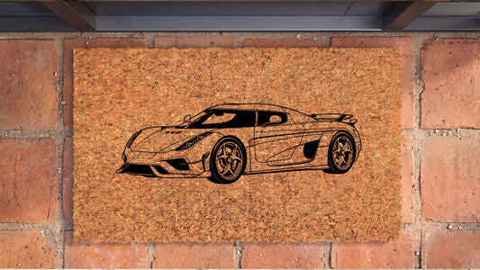 Koenigsegg Regera Inspired Door Mat