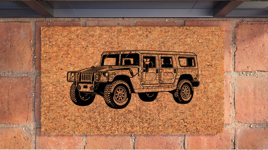 Hummer H1 Inspired Door Mat
