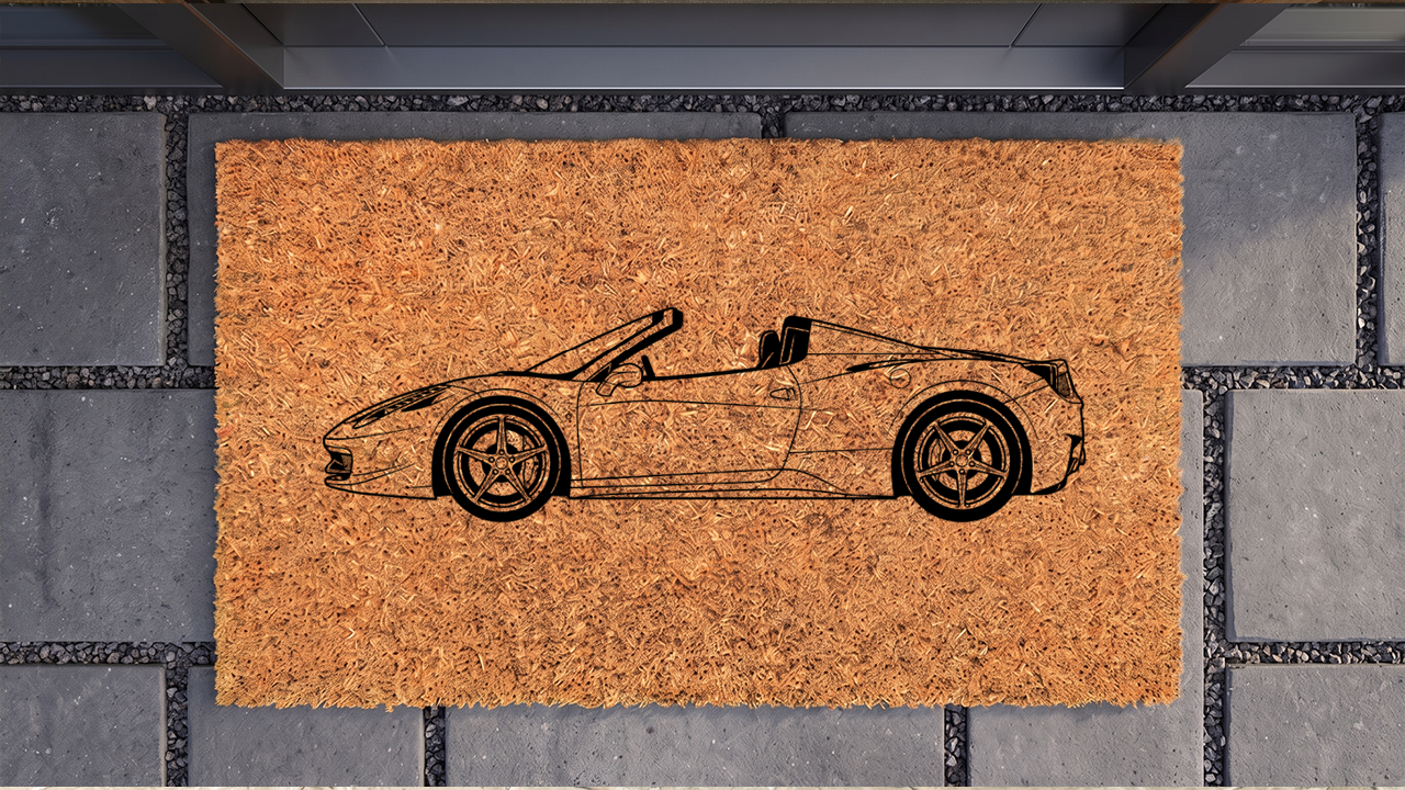 Ferrari 458 Spider Inspired Floor Mat