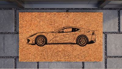 Ferrari 812 Superfast Inspired Floor Mat