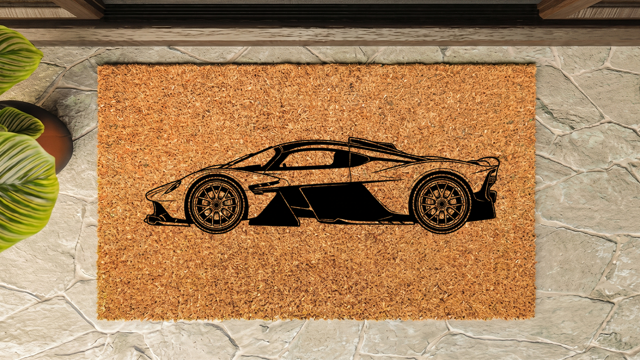 Aston Martin Valkyrie Inspired Floor Mat
