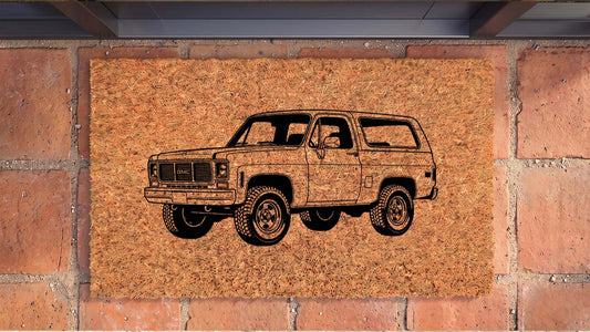 GMC Jimmy (K5) Inspired Door Mat
