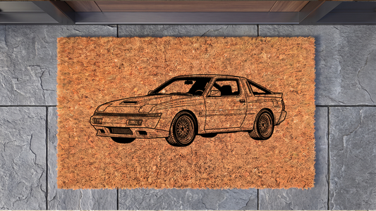 Mitsubishi Starion Inspired Floor Mat
