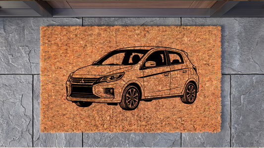 Mitsubishi Mirage Inspired Floor Mat