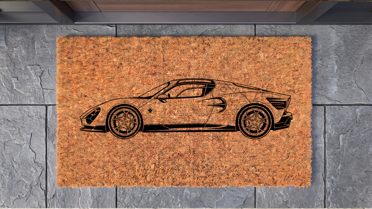 Alfa Romeo 33 Stradale Inspired Floor Mat