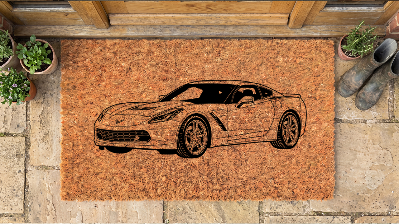 Chevrolet Corvette (C7) Inspired Floor Mat