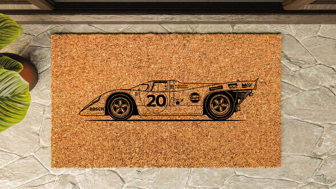 Porsche 917K Inspired Floor Mat