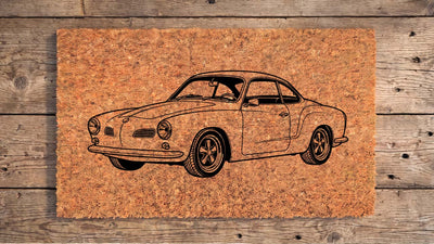 Volkswagen Karmann Ghia Inspired Doormat