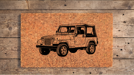 Jeep Wrangler (YJ) Inspired Floor Mat