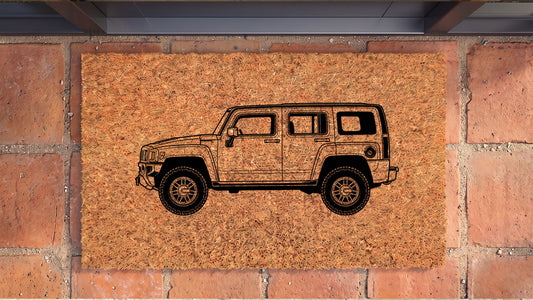 Hummer H3 Inspired Door Mat