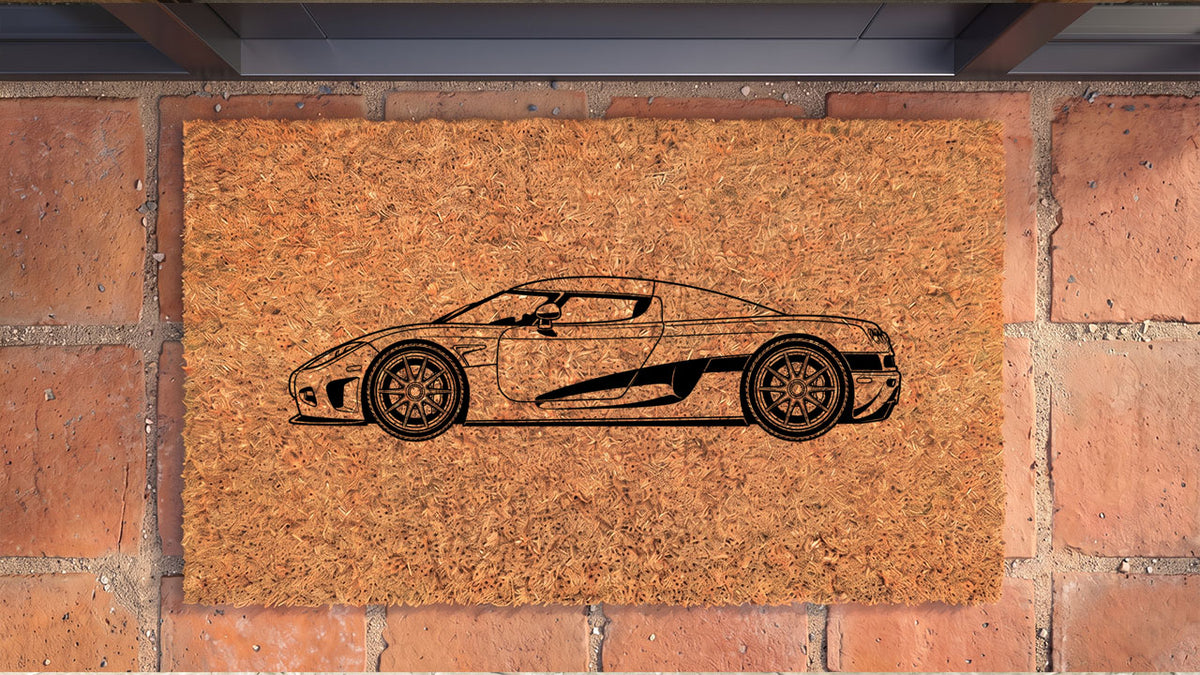 Koenigsegg CCX Inspired Door Mat