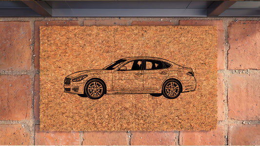 Infiniti Q70 Inspired Door Mat