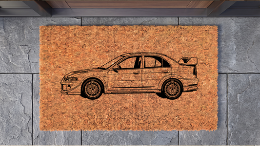 Mitsubishi Lancer Evolution VI Inspired Floor Mat