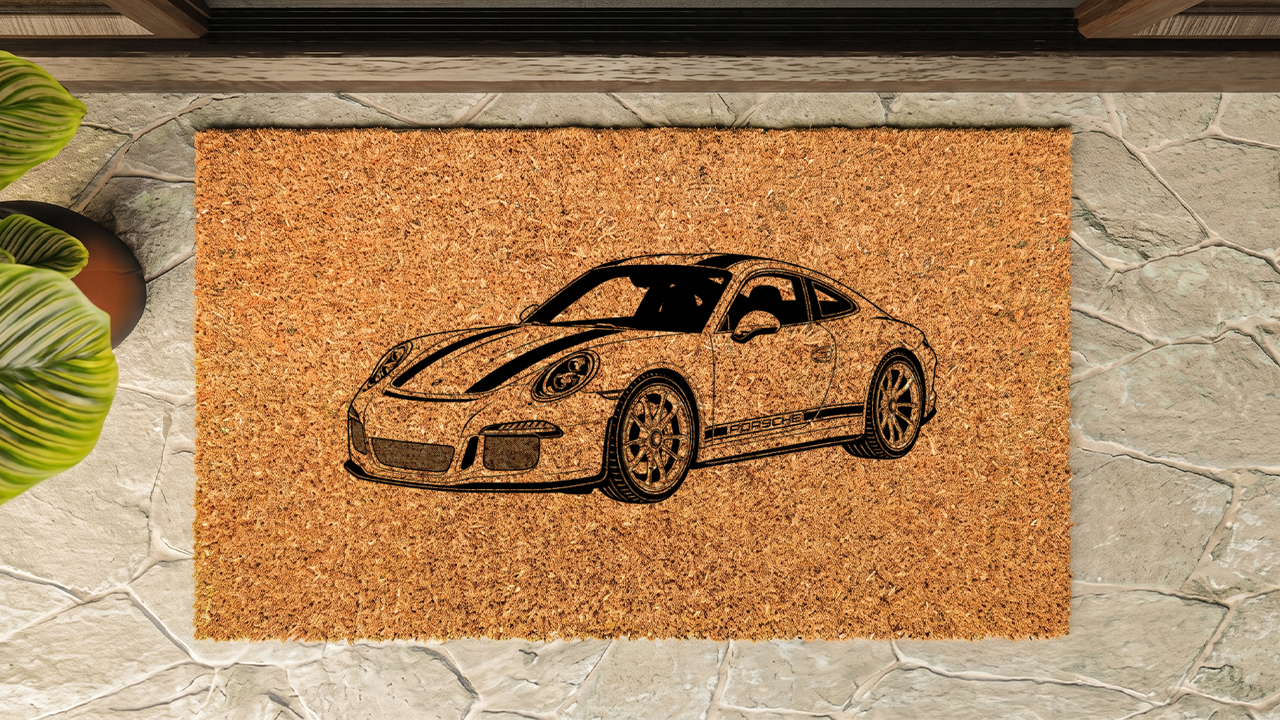 Porsche 991 R Inspired Floor Mat