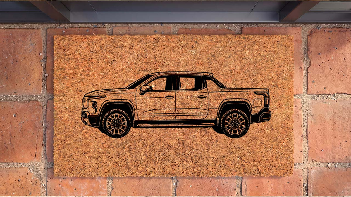 GMC Sierra EV Inspired Door Mat
