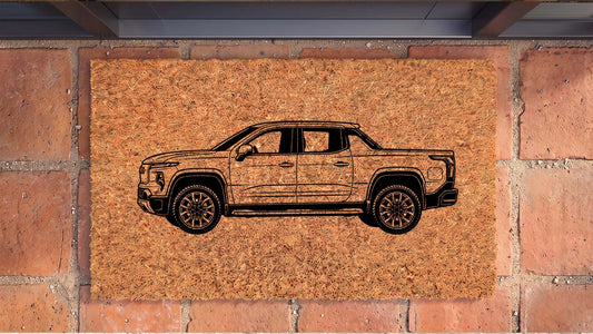 GMC Sierra EV Inspired Door Mat
