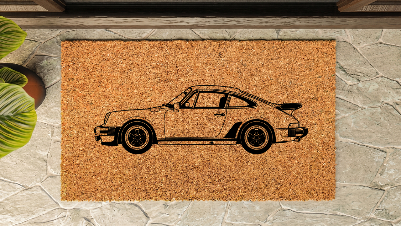 Porsche 930 Turbo Inspired Floor Mat