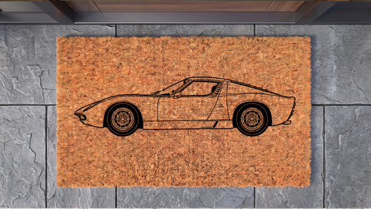 Lamborghini Miura Inspired Floor Mat