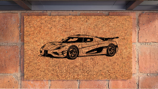 Koenigsegg One:1 Inspired Door Mat