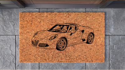 Alfa Romeo 4C Spider Inspired Floor Mat