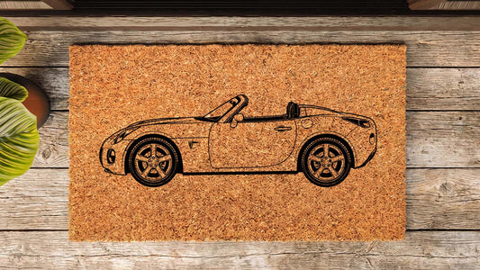 Pontiac Solstice Inspired Door Mat