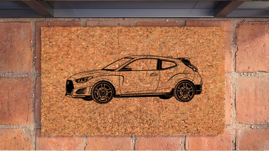Hyundai Veloster N Inspired Door Mat