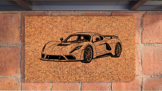 Hennessey Venom F5 Inspired Door Mat