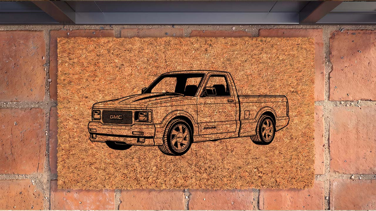 GMC Syclone Inspired Door Mat