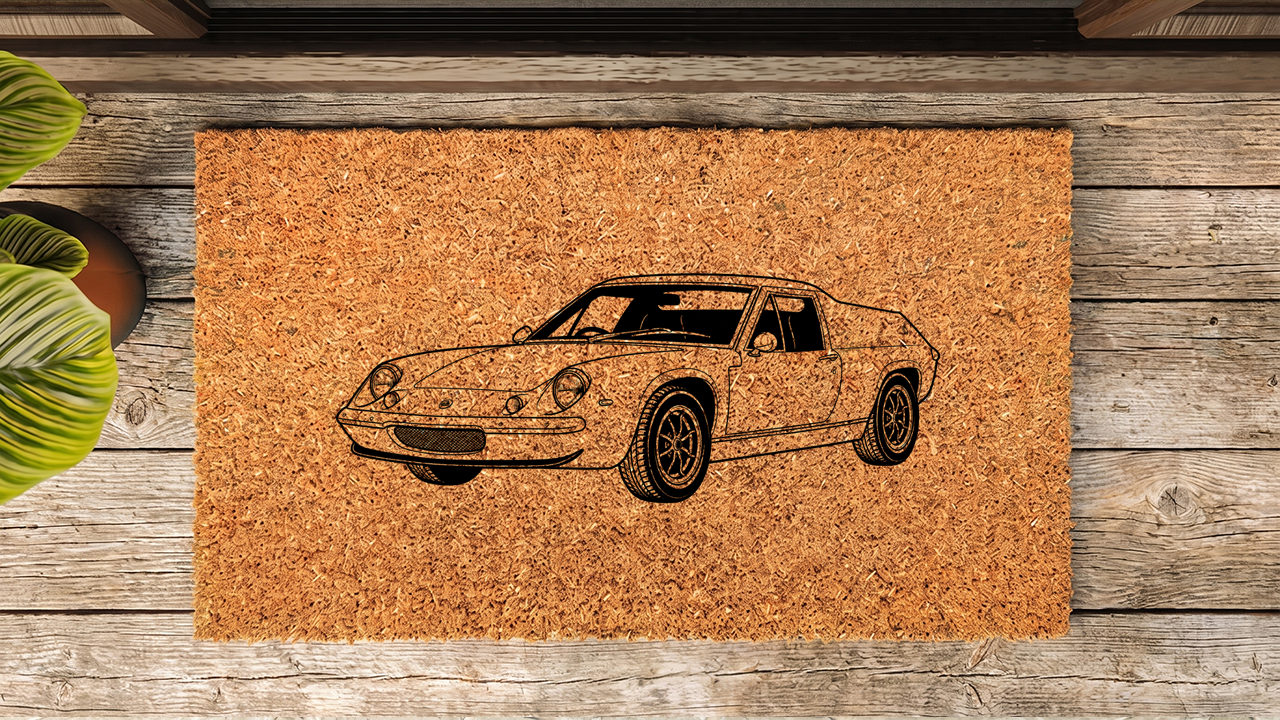 Lotus Europa Inspired Floor Mat