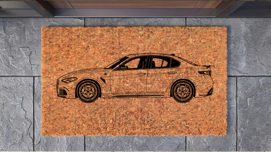 Alfa Romeo Giulia Quadrifoglio Inspired Floor Mat