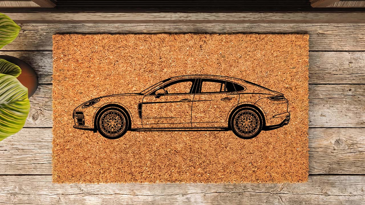 Porsche Panamera Turbo S E-Hybrid Inspired Door Mat