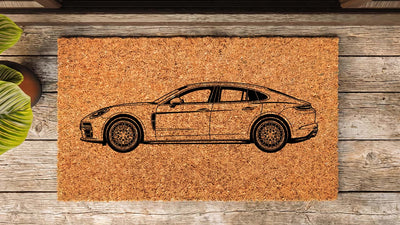 Porsche Panamera Turbo S E-Hybrid Inspired Door Mat