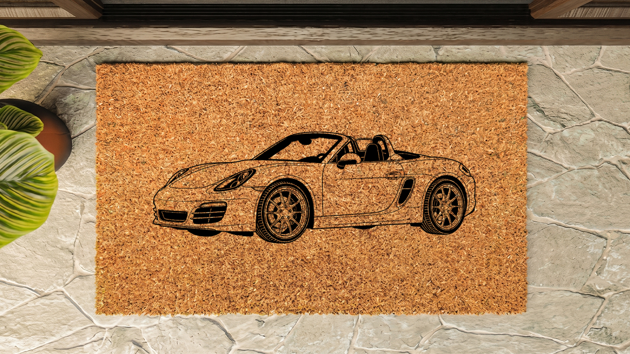 Porsche 981 Boxster Inspired Floor Mat