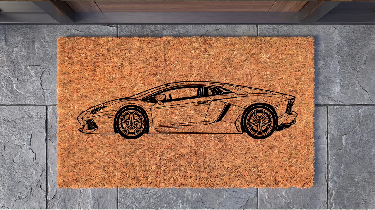 Lamborghini Aventador Inspired Floor Mat