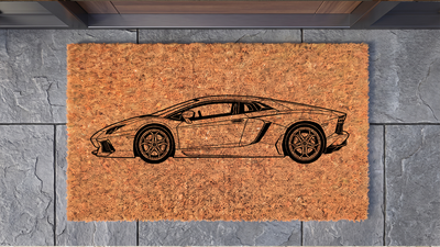 Lamborghini Aventador Inspired Floor Mat
