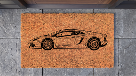 Lamborghini Aventador Inspired Floor Mat