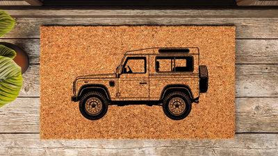 Classic Land Rover Defender 90 Inspired Door Mat