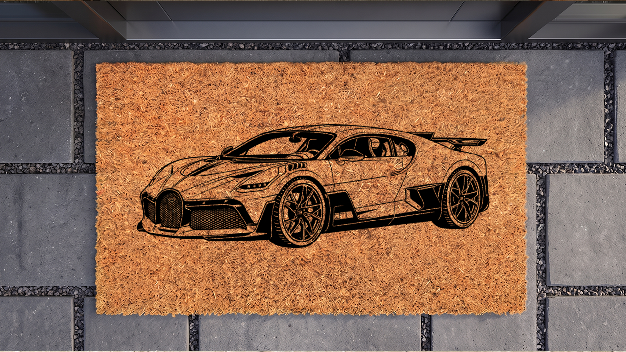 Bugatti Divo Inspired Floor Mat
