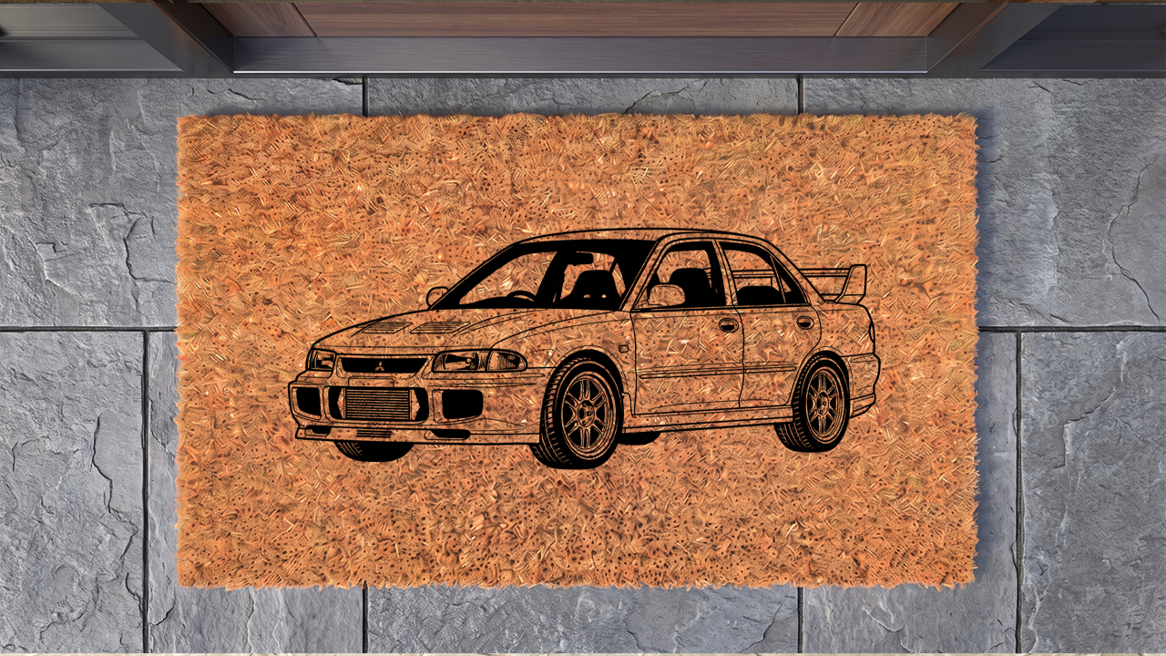 Mitsubishi Lancer Evolution III Inspired Floor Mat