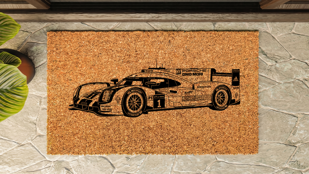 Porsche 919 Hybrid Inspired Floor Mat