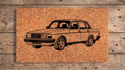 Volvo 240 Inspired Doormat