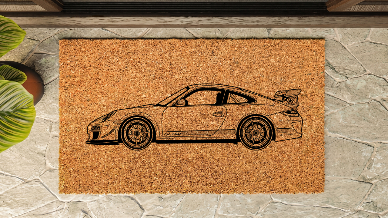Porsche 997 GT3 RS Inspired Floor Mat